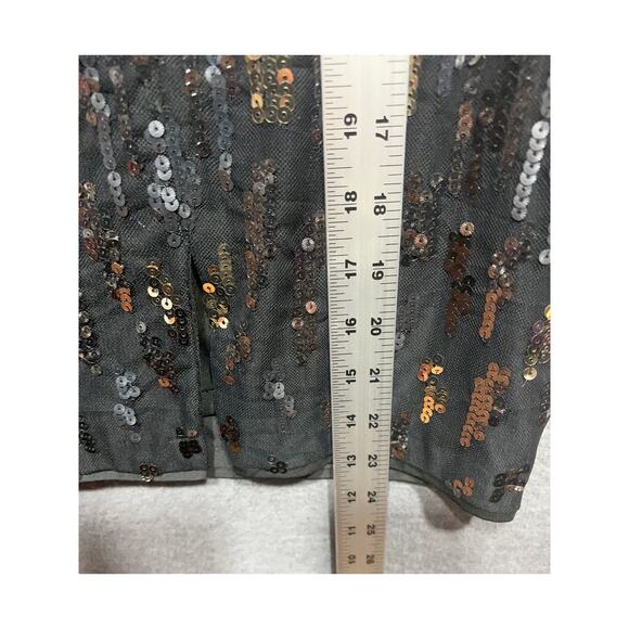 Marciano Womens Sequined Evening Cocktail Party Black 2 Piece Skirt Set Size XS - Picture 12 of 16